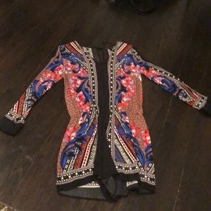 Colorful long sleeve romper!